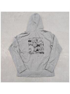 Kaws x Sesame Street x Uniqlo Gray Group photo hoodie